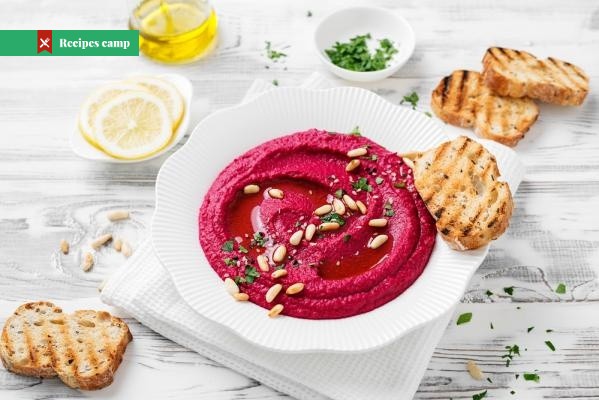 Recipe  Beet and chickpea spread