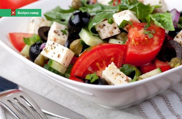 Recipe  Marinated Cheese-Topped Salad