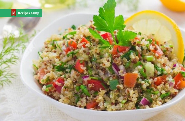 Recipe  Quinoa Salad with Hazelnuts, Apple, and Dried Cranberries