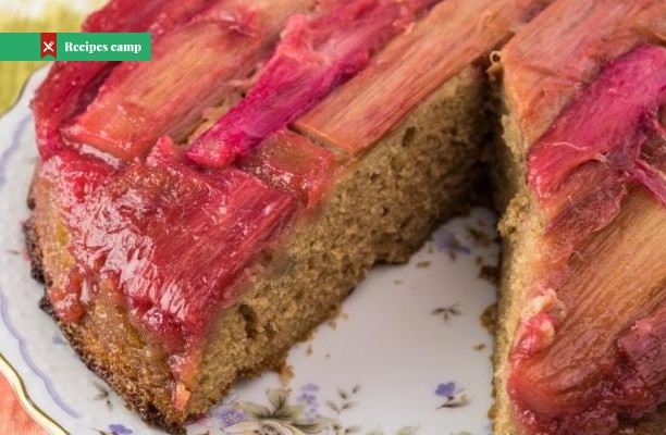 Recipe  Rhubarb Upside-Down Cake