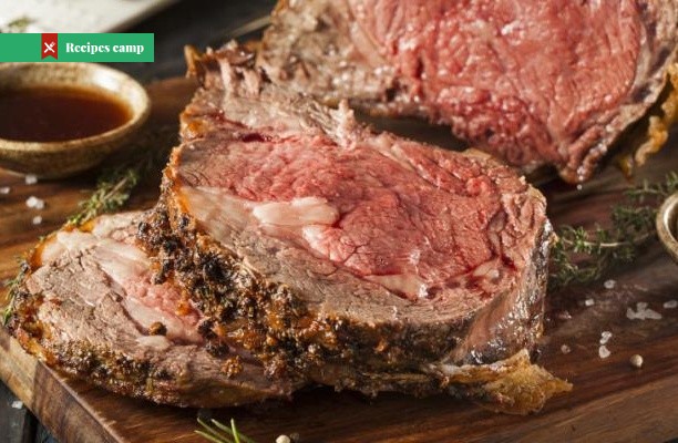 Recipe  Roasted Dry-Aged Rib of Beef with Creamed Greens