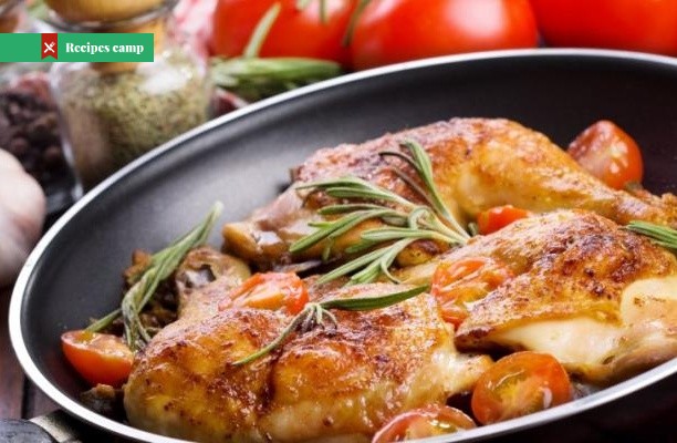 Recipe  Skillet Chicken with Escarole and Pecorino