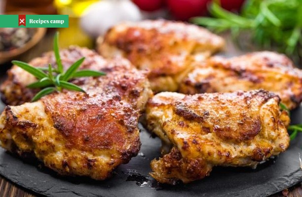 Recipe  Spiced Chicken Thighs with Garlicky Rice