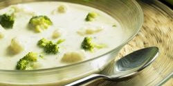Smoky Cheesy Cauliflower and Broccoli Soup
