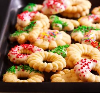Almond Spritz Press Cookies