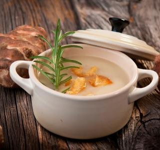 Jerusalem Artichoke cream soup