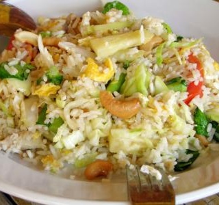 Oven-baked Thai chicken rice