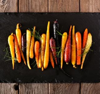 Pan-roasted parsnips and carrots