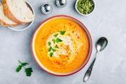 Carrot-parsnip cream soup