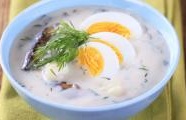 Potato soup with eggs(Kulajda)
