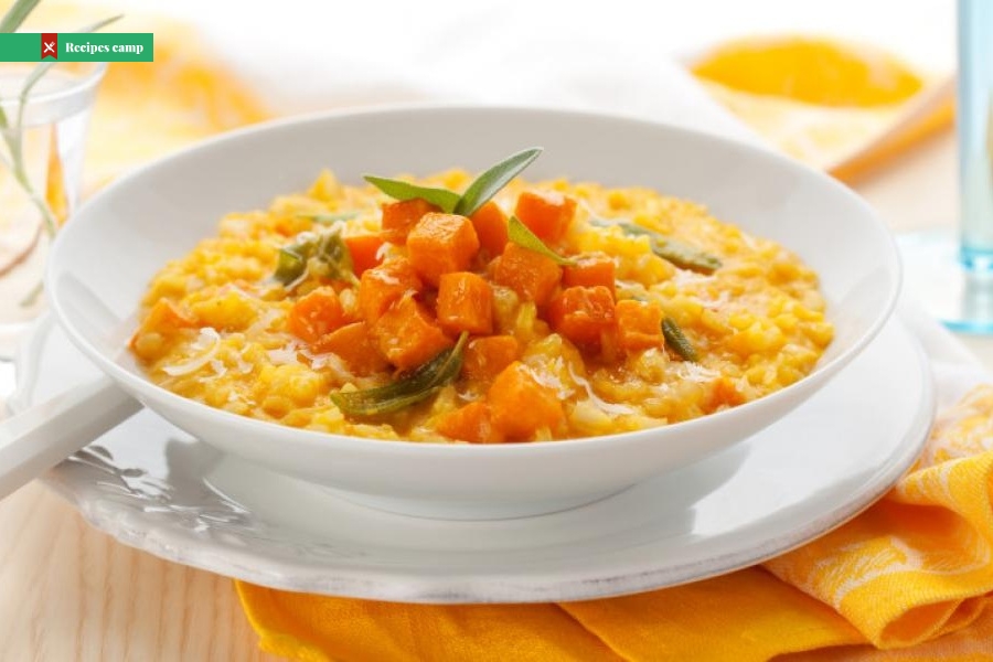 Butternut squash and sage risotto