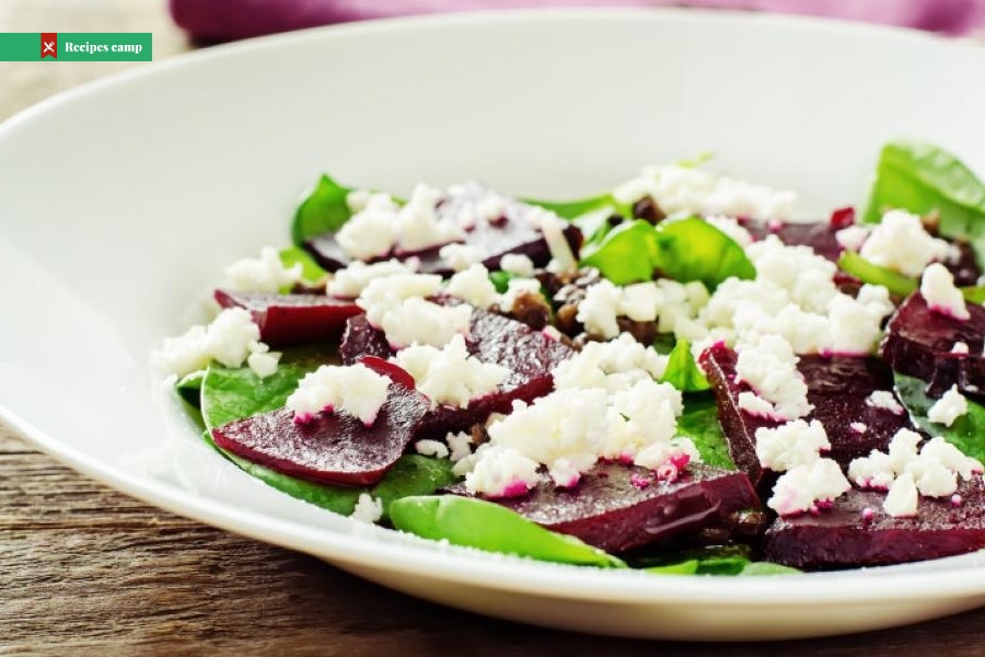 Goat cheese and beet salad