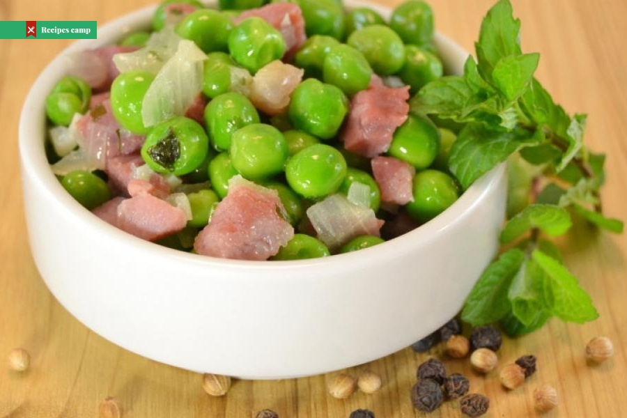 Ham and Peas with Mint and Tarragon