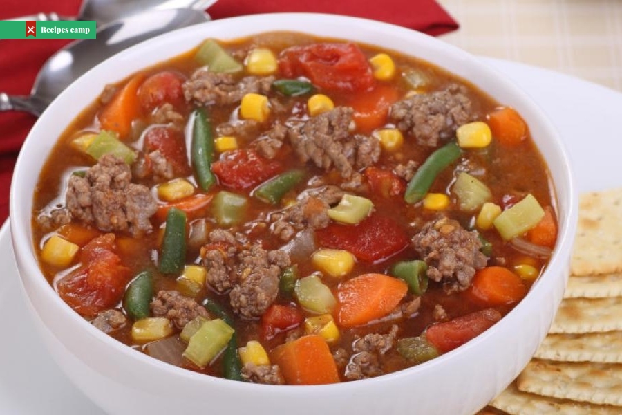 Hearty Beef and Freezer Veggie Soup
