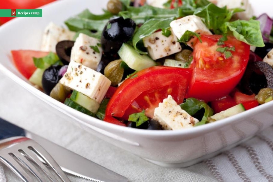 Marinated Cheese-Topped Salad