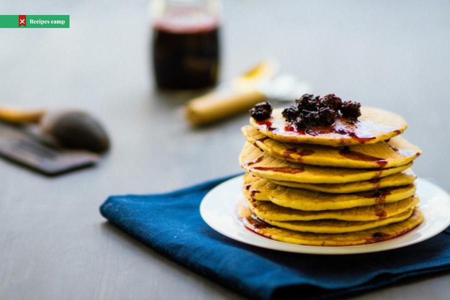 Pancakes with Blueberry-Lemon Compote