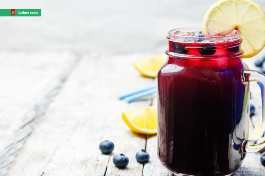Red and Blue Berry Lemonade Slush