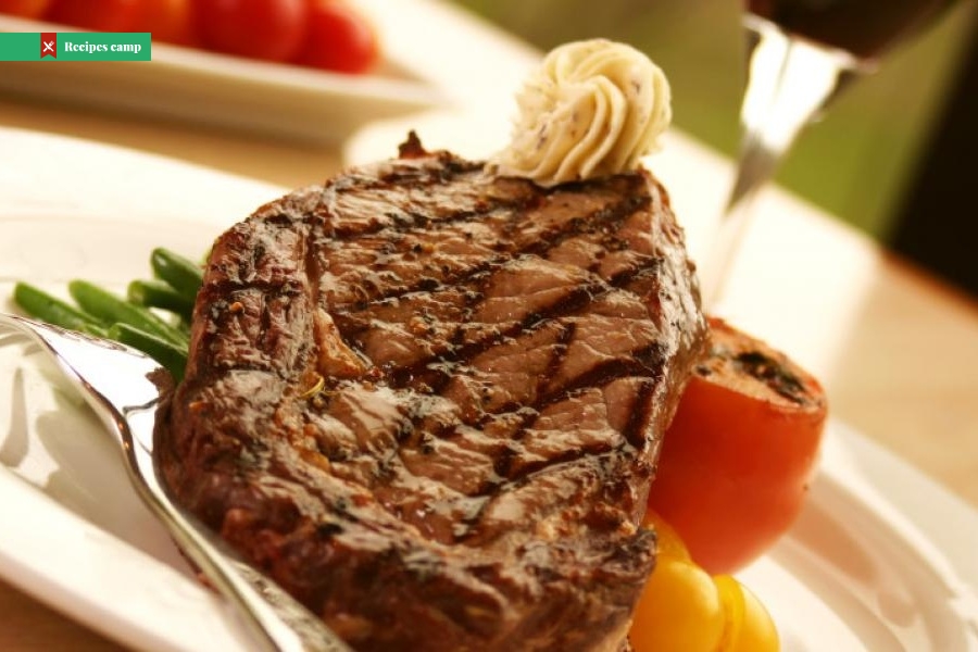 Rib-Eye Steak with Savoury Butter