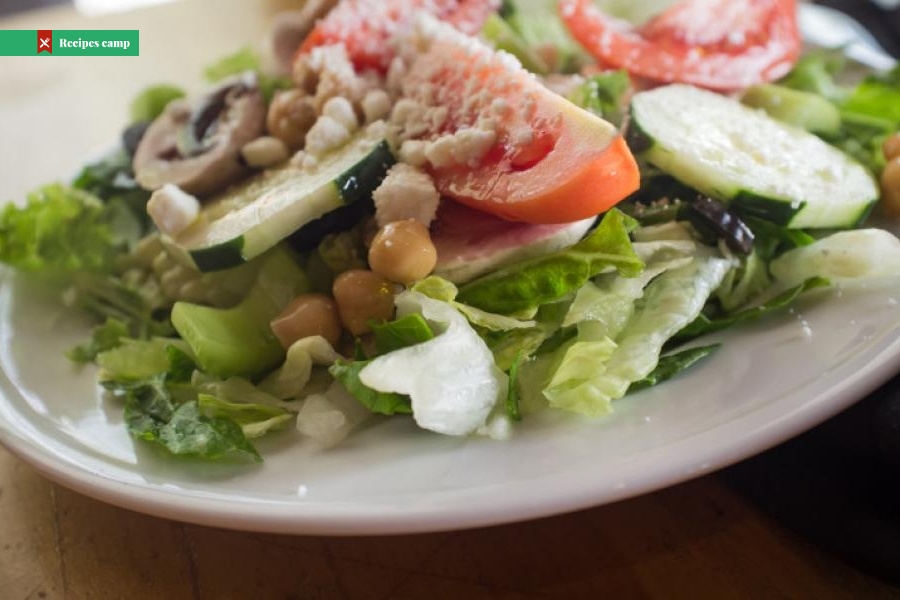 Vegan Caesar Salad with Chickpeas