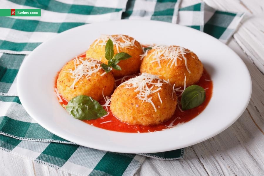 Vegetarian Arancini - Italian risotto balls