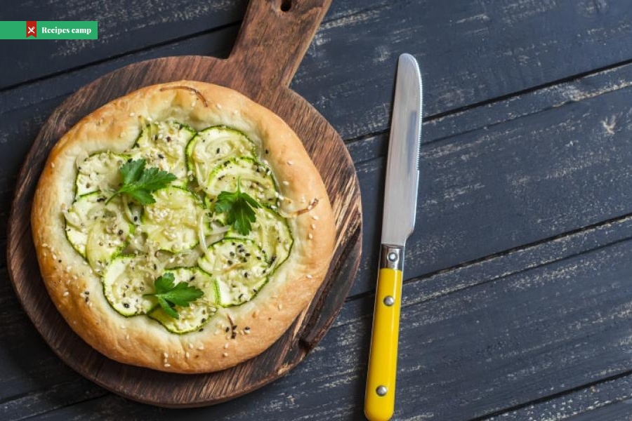 Zucchini and Feta Pizza With Fresh Mint and Preserved Lemon